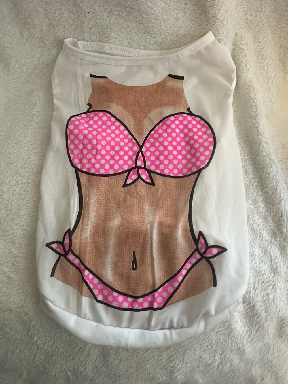Drooling Dog Bikini Shirt Clothes
